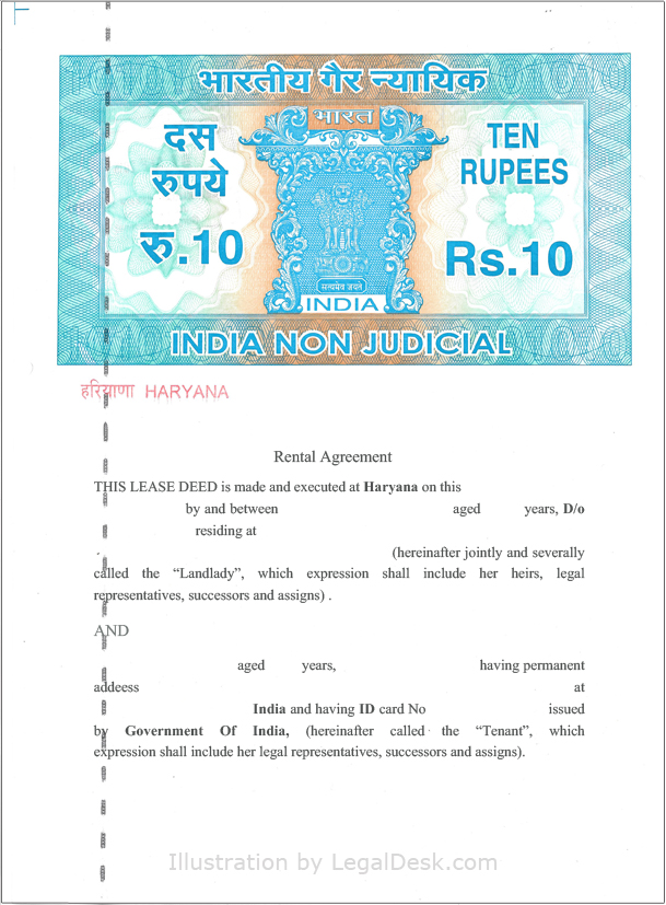 Haryana Stamp paper