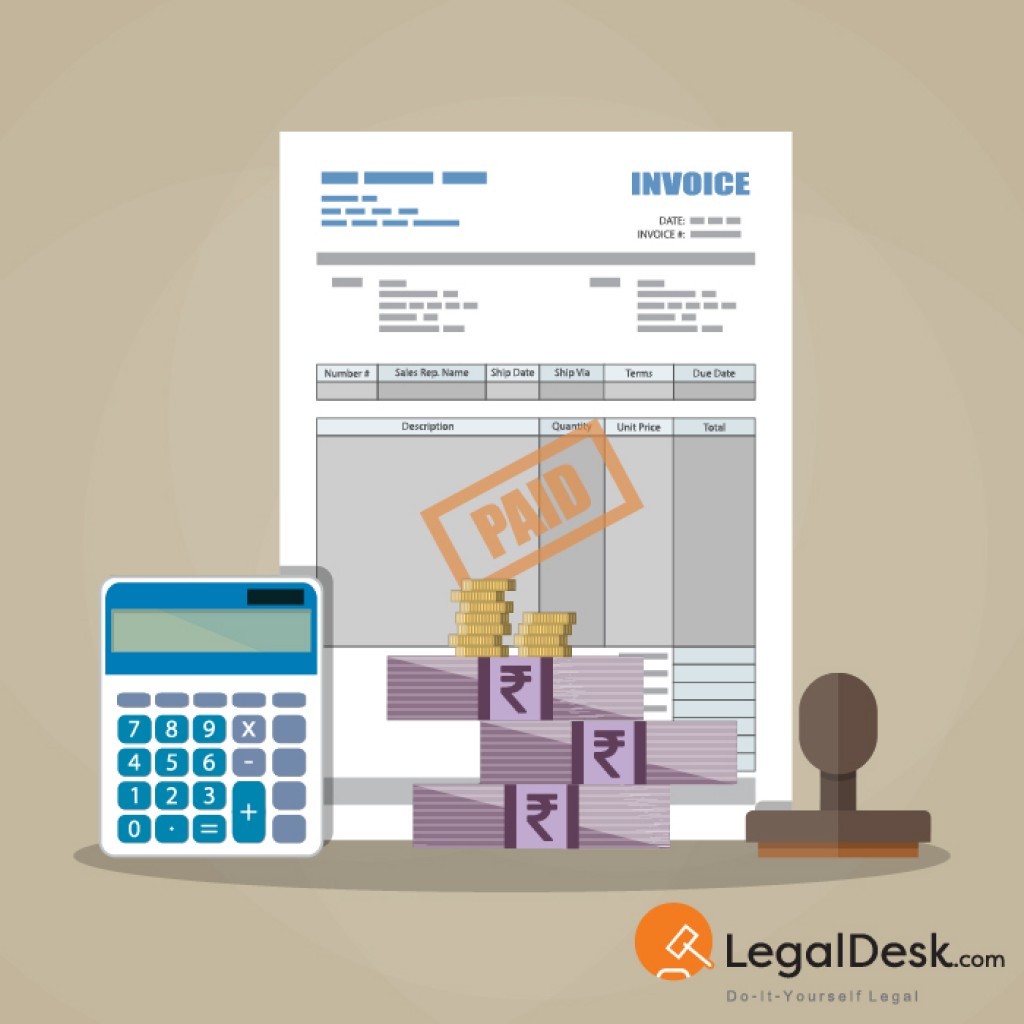 Legaldesk GST Invoice Debit Note And Credit Note