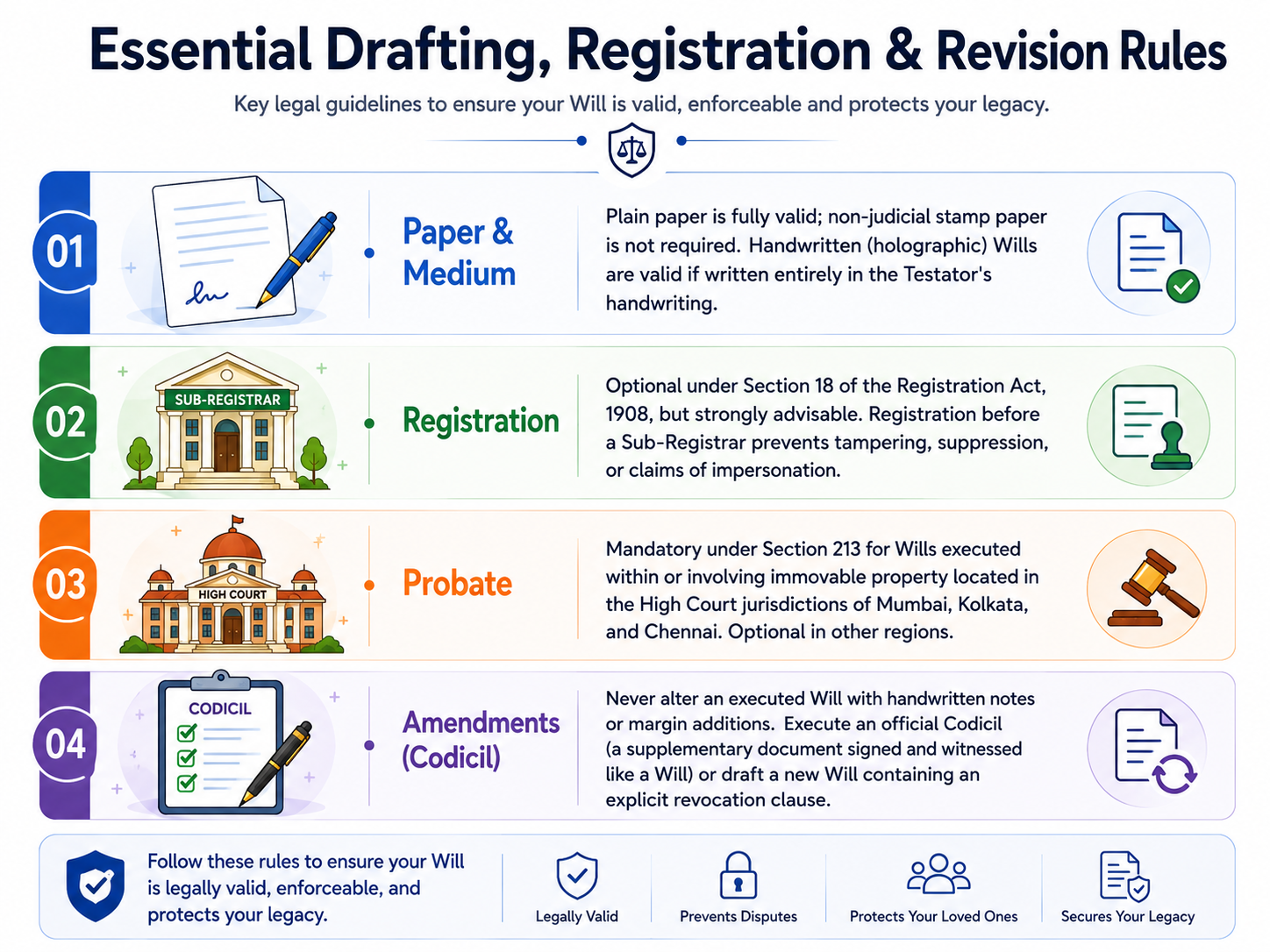 Essential Drafting, Registration & Revision Rules